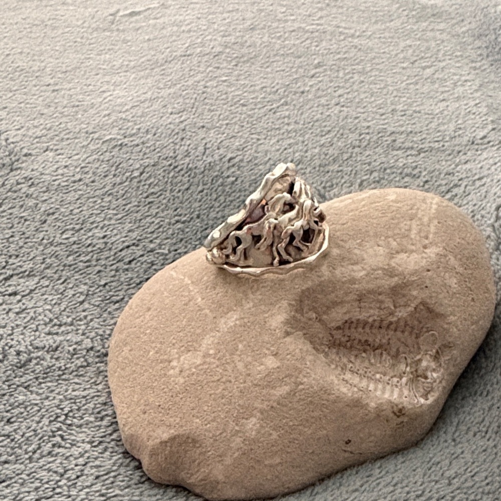 Elegant Sterling Silver Unisex Navajo Style Ring